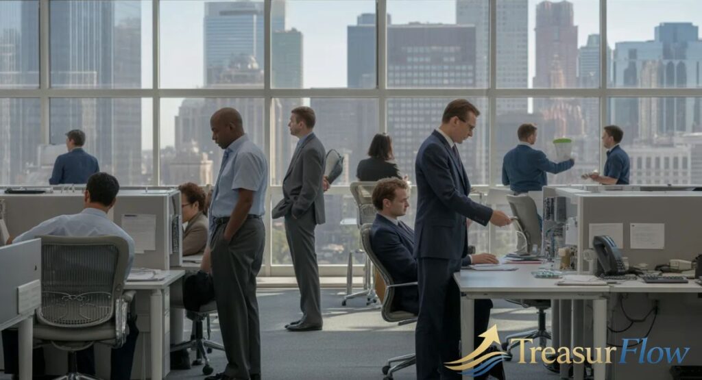 Finance job market trends in the US - professionals working in financial services