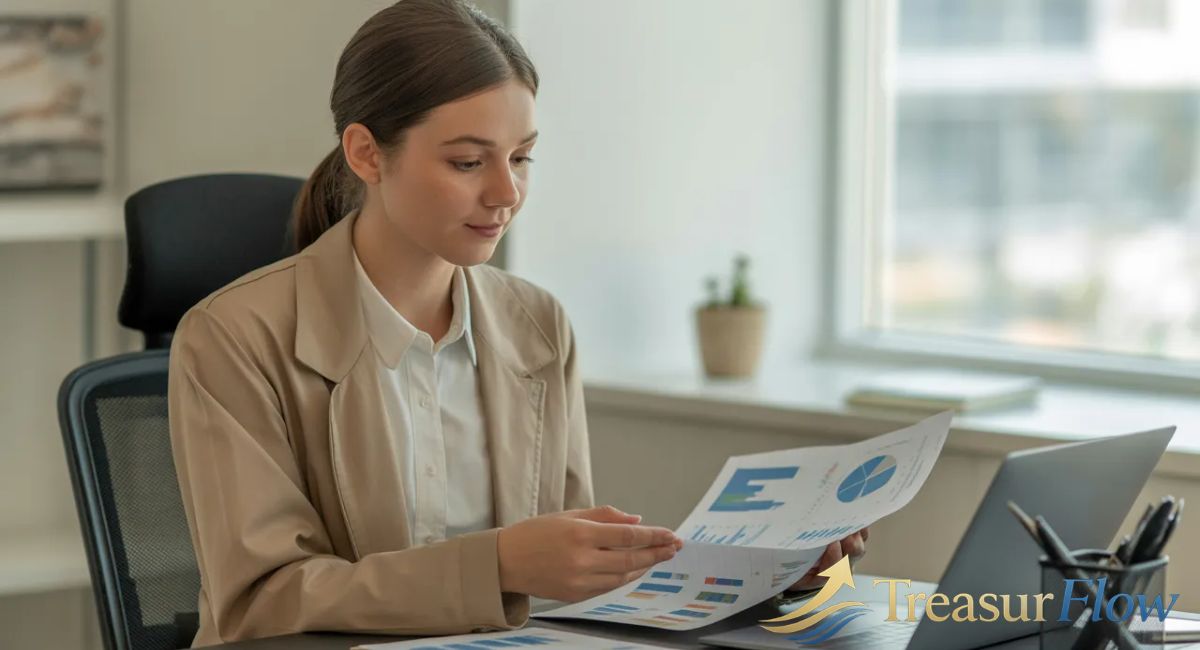 How many jobs are available in finance - woman reviewing finance career opportunities