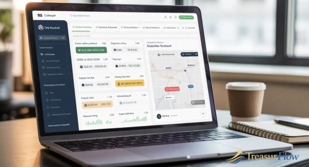 3PL client portal showing real-time visible supply chain fulfillment tracking and inventory dashboard