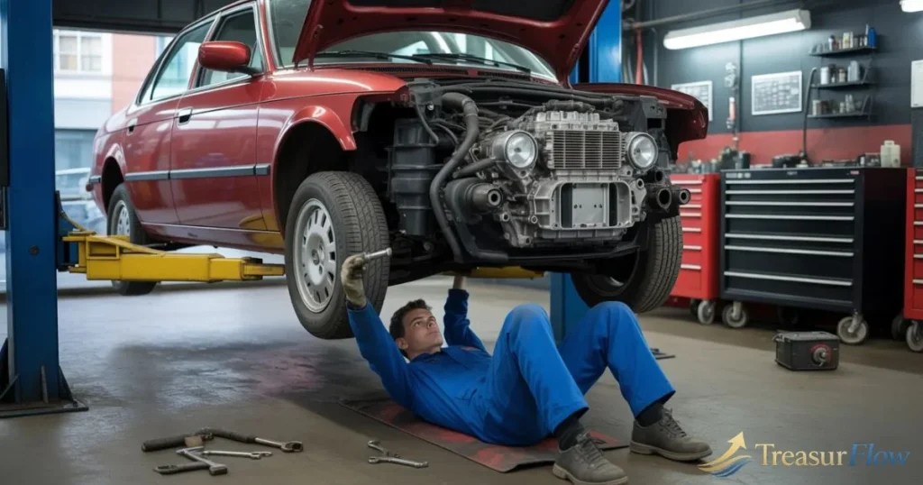 Engine and transmission financing without credit check