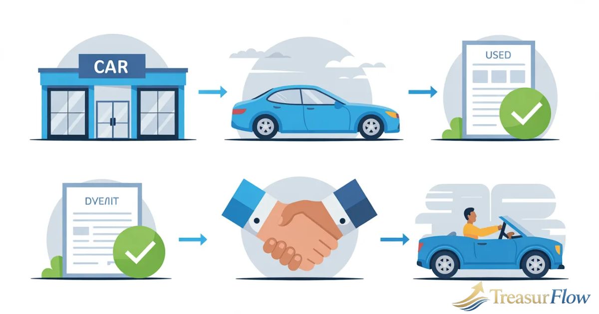 Fast auto in house financing approval at a local used car dealership near you