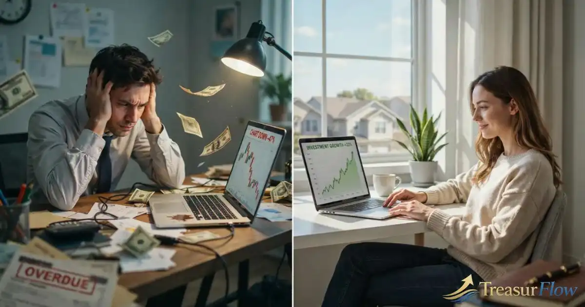 comparison between slow wealth building and fast money strategy